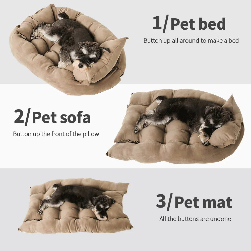 Multifunction Dog Bed Mat 3 IN 1